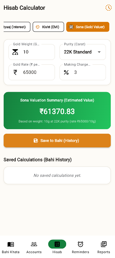 Gold Valuer